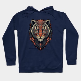 Tiger Face Hoodie